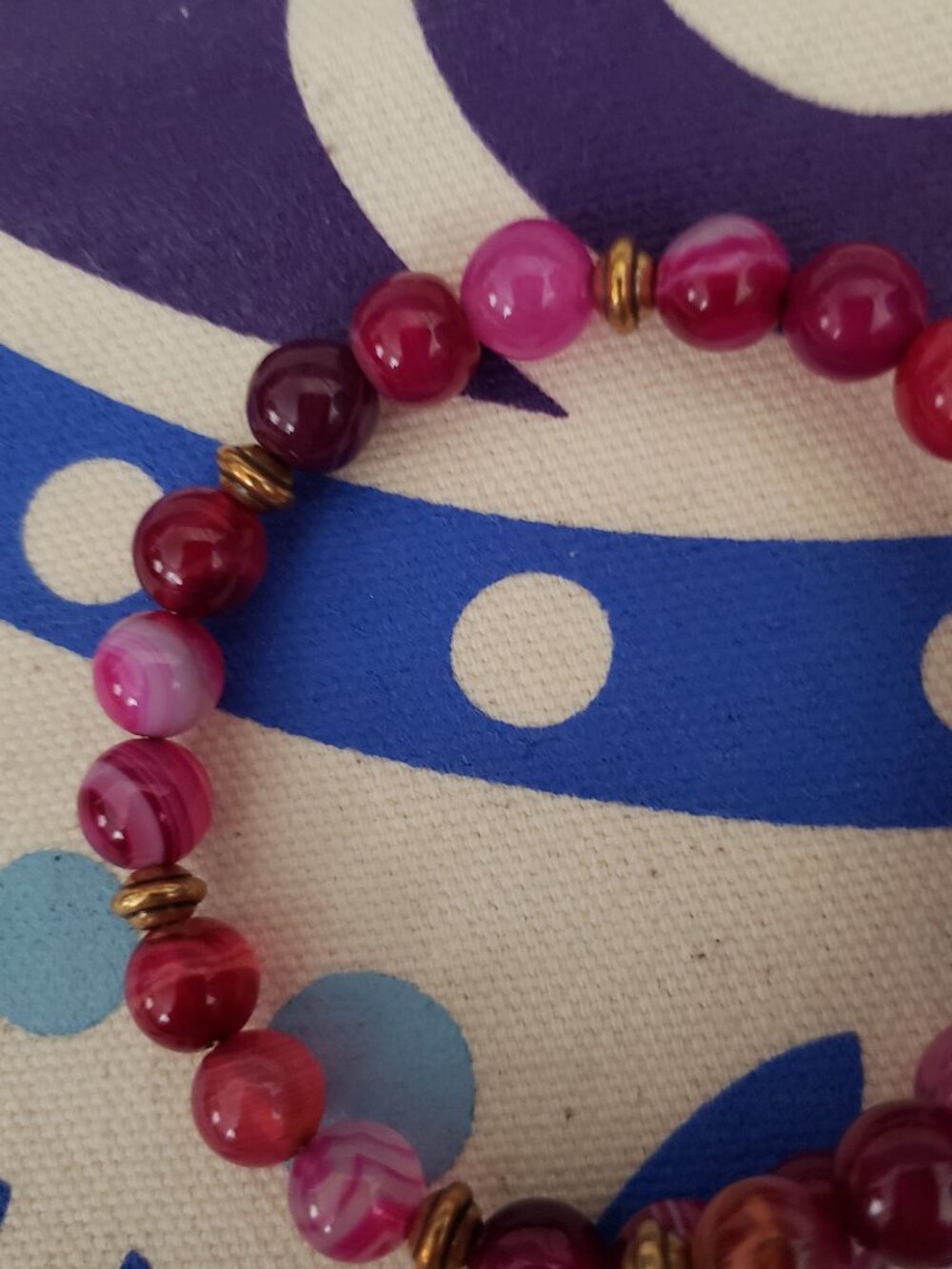 Gorgeous Tu Es Magnifique Alex and Ani Beaded Wrap Bangle Vintage 66     A46